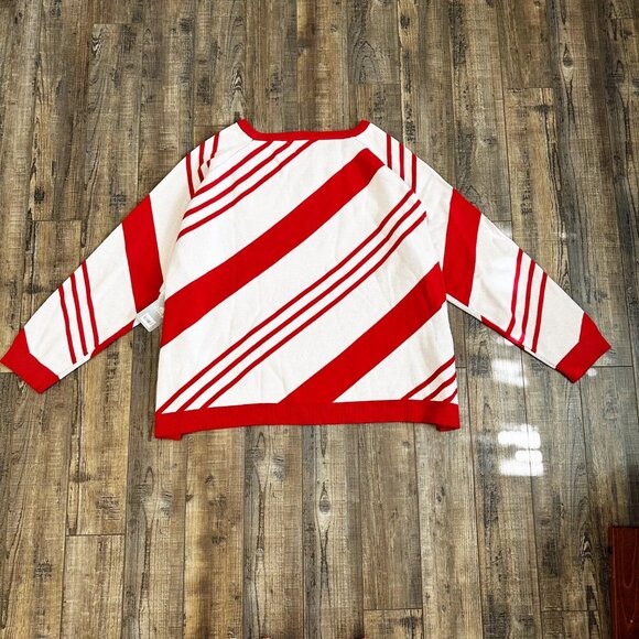 Disney Santa Hat Minnie Mouse Holiday Sweater 2023 Christmas Candy Cane Size 3XL - Picture 12 of 13